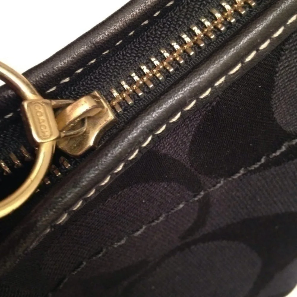 COACH y2k vintage ergo signature SIG C black HOBO BAG